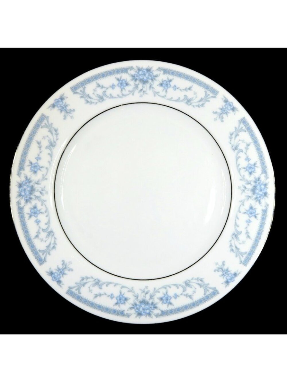 Sheffield Blue Whisper Bread & Butter Plates (Set of 5) Vintage Porcelain Japan - Picture 2 of 5